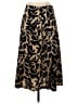 Unbranded 100% Polyester Print Gold Black Casual Skirt Size S (estimated) - photo 1