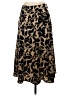 Unbranded 100% Polyester Print Gold Black Casual Skirt Size S (estimated) - photo 2