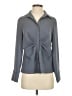 Drew 100% Polyester Gray Long Sleeve Blouse Size S - photo 1
