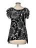Agenda Black Short Sleeve Top Size L (estimated) - photo 2