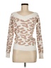 Guess Animal Print Ivory Pullover Sweater Size M - photo 1