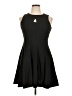 db established 1962 Solid Black Cocktail Dress Size 16 (petite) - photo 1