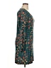 Mudd Print Teal Casual Dress Size XL - photo 4