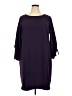 MSK Solid Purple Casual Dress Size 2X - photo 1