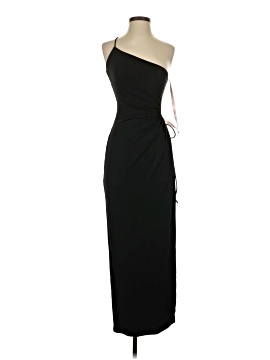chinese dress ladies Oh Polly Honora Modal Off-Shoulder Open-Back Maxi Dress in Black main image 0