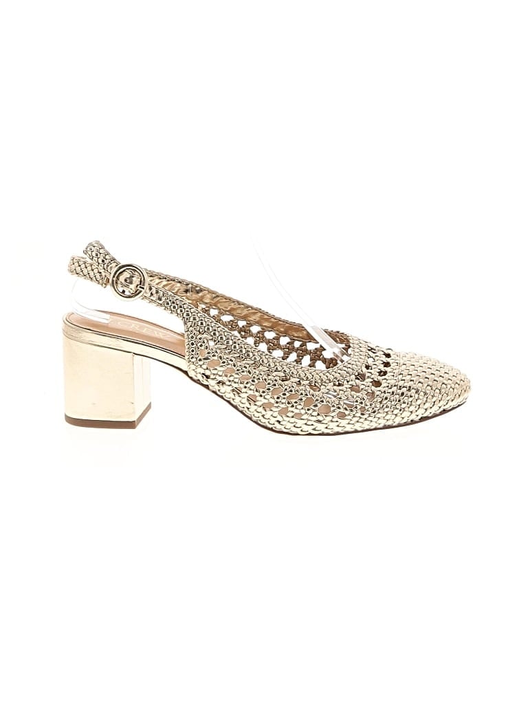 Pre-owned Jcrew Mule/clog In Gold