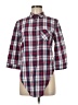 Ellison Plaid Red 3/4 Sleeve Button-Down Shirt Size M - photo 1