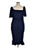 Shein Curve Blue Cocktail Dress Size 14 Plus (1) - photo 2
