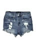 Almost Famous Blue Denim Shorts Size 5 - photo 1