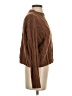 Nia Solid Brown Turtleneck Sweater Size S - photo 4