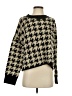 Max Studio Houndstooth Black Pullover Sweater Size S - photo 1