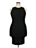 New Look Solid Black Cocktail Dress Size 3X - photo 1