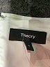 Theory Metallic White Silver Cocktail Dress Size 0 - photo 4