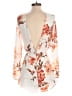Ali & Jay 100% Polyester Floral Ivory Romper Size XS - photo 2