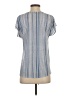 Assorted Brands 100% Polyester Blue Short Sleeve Blouse Size S - photo 2
