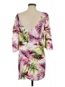 Ark & Co. 100% Polyester Tropical Pink Casual Dress Size S - photo 2