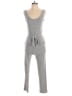Lou & Grey Solid Gray Jumpsuit Size XXS - photo 1