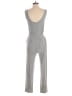 Lou & Grey Solid Gray Jumpsuit Size XXS - photo 2