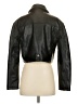 Topshop 100% Polyurethane Black Jacket Size 4 - photo 2