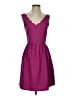 Everly 100% Polyester Solid Purple Cocktail Dress Size S - photo 1