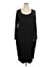 Torrid Solid Black Casual Dress Size 3X Plus (3) - photo 1