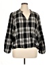 Eyeshadow Black 3/4 Sleeve Blouse Size 1X - photo 1