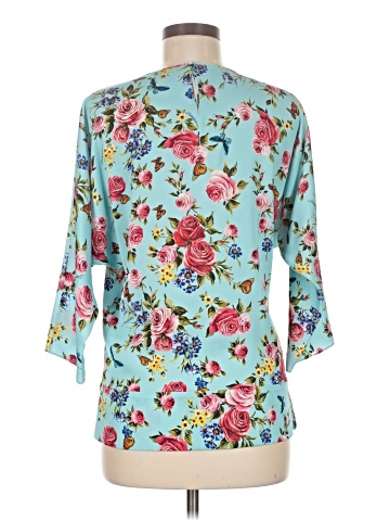 Dolce & Gabbana 3/4 Sleeve Silk Top (view 2)