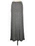 Unbranded Stripes Black Casual Skirt Size M (estimated) - photo 1