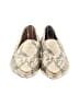 27 EDIT Ivory Gold Flats Size 6 - photo 2