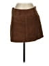 Le Chateau 100% Leather Brown Leather Skirt Size 3 - 4 - photo 1