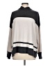 Reiss Color Block Gray Pullover Sweater Size L - photo 1