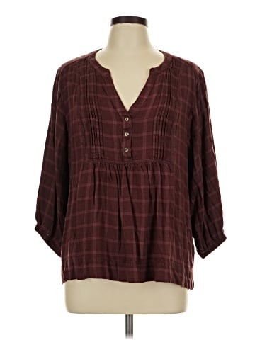 Wrangler Jeans Co 3/4 Sleeve Blouse (view 1)