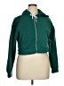 No Comment 100% Polyester Green Zip Up Hoodie Size XL - photo 1