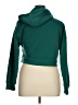 No Comment 100% Polyester Green Zip Up Hoodie Size XL - photo 2
