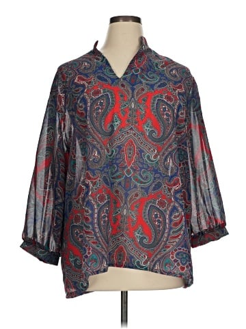 Teddi 3/4 Sleeve Blouse (view 1)