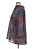 Teddi 100% Polyester Paisley Blue 3/4 Sleeve Blouse Size EU 46 / US 16 - photo 5