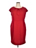 Dana Buchman Solid Red Cocktail Dress Size 16 - photo 1