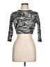 Assorted Brands Silver 3/4 Sleeve Top Size L - photo 1