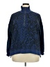 Westbound 100% Cotton Paisley Blue Pullover Sweater Size 2X - photo 1