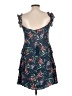 WAYF 100% Rayon Tropical Blue Cocktail Dress Size L - photo 2