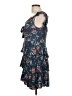 WAYF 100% Rayon Tropical Blue Cocktail Dress Size L - photo 5