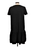 Zara Basic Solid Black Casual Dress Size L - photo 2