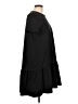 Zara Basic Solid Black Casual Dress Size L - photo 4