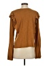 Garnet Hill Brown 3/4 Sleeve T-Shirt Size S - photo 2