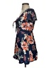 Lulus 100% Rayon Floral Blue Casual Dress Size S - photo 5