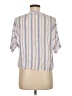 Rails Stripes Blue Short Sleeve Blouse Size S - photo 2