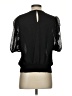 Express 100% Polyester Black 3/4 Sleeve Blouse Size S - photo 2