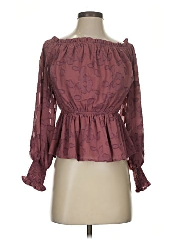 Jealous Tomato 3/4 Sleeve Blouse (view 1)