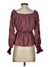Jealous Tomato 100% Polyester Burgundy 3/4 Sleeve Blouse Size S - photo 2