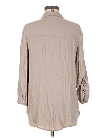 Bobi 3/4 Sleeve Button-Down Shirt (view 2)